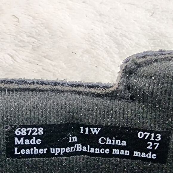 Clarks Booties Women 11 Wide Bendables Black Suede Stack Heel Braided Band 68728 - Picture 8 of 10